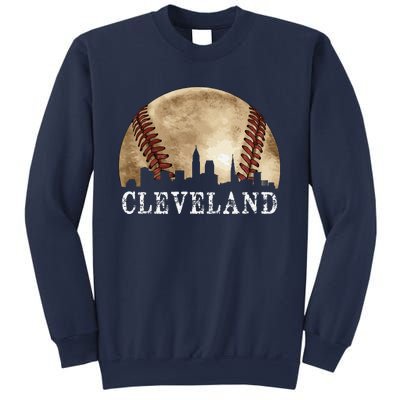 Cleveland Skyline City Vintage Baseball Lover Sweatshirt