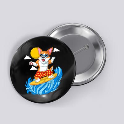 Corgi Surfing Button
