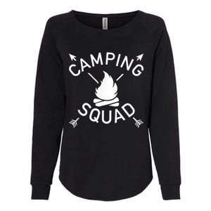 Camping Squad Womens California Wash Sweatshirt