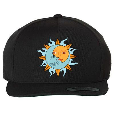 Cute Sun Cute Moon Half Son Half Moon Valentines Gift Wool Snapback Cap