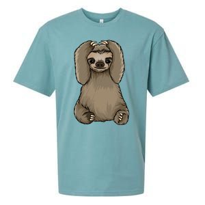 Cute Sloth Sueded Cloud Jersey T-Shirt