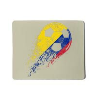 Colombia Soccer Colombian Flag Pride Soccer Player Mousepad