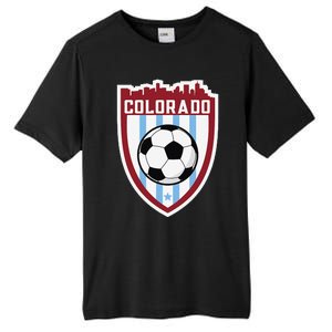 Colorado Soccer City Skyline Futbol Club Match Day Fan Tall Fusion ChromaSoft Performance T-Shirt