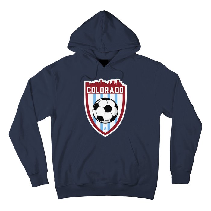 Colorado Soccer City Skyline Futbol Club Match Day Fan Hoodie