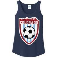 Colorado Soccer City Skyline Futbol Club Match Day Fan Ladies Essential Tank