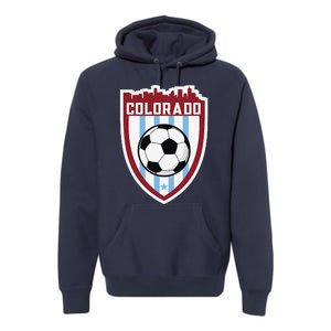 Colorado Soccer City Skyline Futbol Club Match Day Fan Premium Hoodie