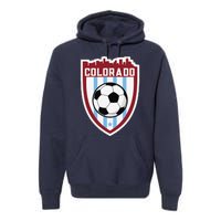 Colorado Soccer City Skyline Futbol Club Match Day Fan Premium Hoodie