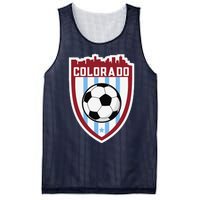 Colorado Soccer City Skyline Futbol Club Match Day Fan Mesh Reversible Basketball Jersey Tank