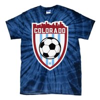 Colorado Soccer City Skyline Futbol Club Match Day Fan Tie-Dye T-Shirt