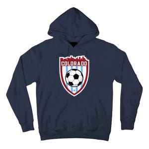 Colorado Soccer City Skyline Futbol Club Match Day Fan Tall Hoodie