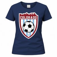 Colorado Soccer City Skyline Futbol Club Match Day Fan Women's T-Shirt