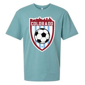 Colorado Soccer City Skyline Futbol Club Match Day Fan Sueded Cloud Jersey T-Shirt