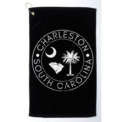 Charleston South Carolina Flag State Map SC Home Vintage Golf Towel