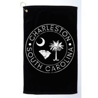 Charleston South Carolina Flag State Map SC Home Vintage Golf Towel