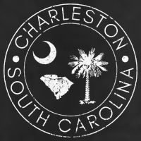 Charleston South Carolina Flag State Map SC Home Vintage Golf Towel