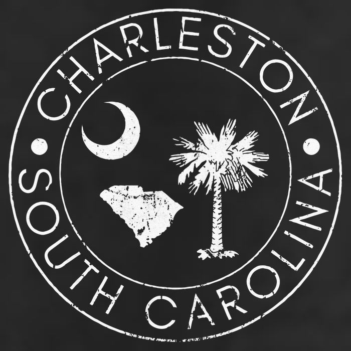 Charleston South Carolina Flag State Map SC Home Vintage Golf Towel