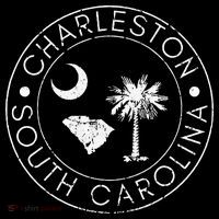 Charleston South Carolina Flag State Map SC Home Vintage Womens T-Shirt