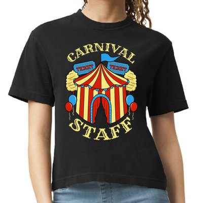 Carnival Staff Circus Event Security Ringmaster Lover Gift Comfort Colors Boxy T-Shirt