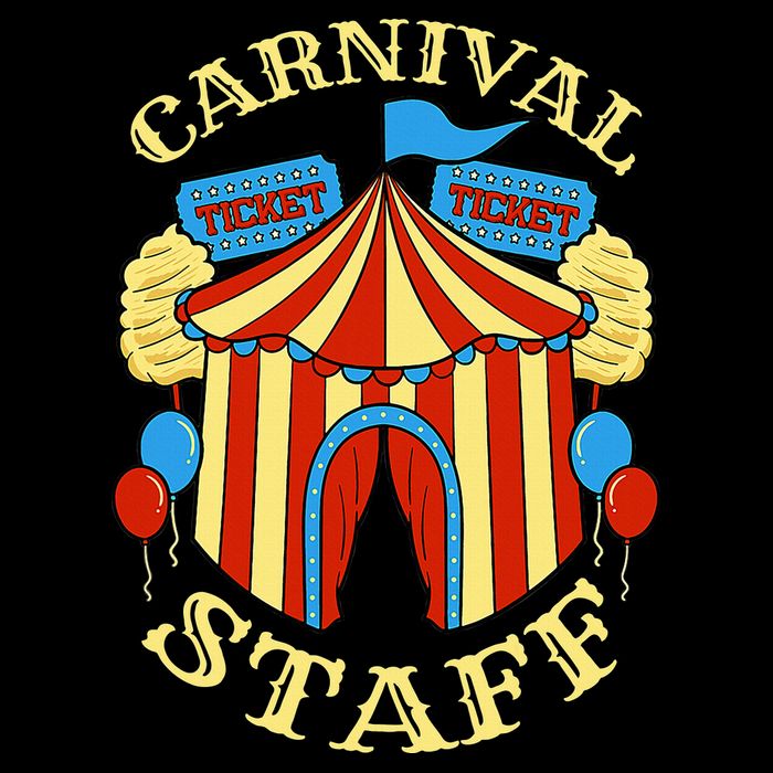 Carnival Staff Circus Event Security Ringmaster Lover Gift Flat Bill Trucker Hat