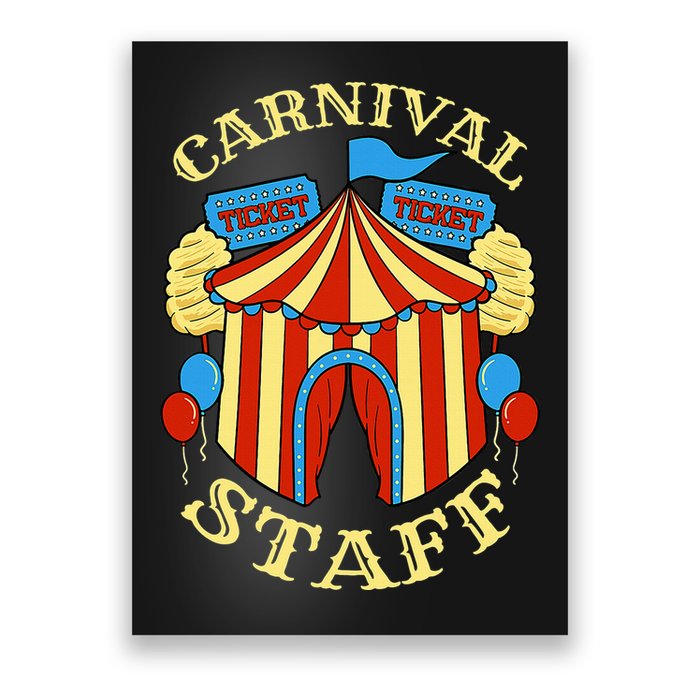 Carnival Staff Circus Event Security Ringmaster Lover Gift Poster