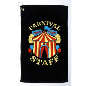 Carnival Staff Circus Event Security Ringmaster Lover Gift Platinum Collection Golf Towel