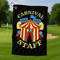 Carnival Staff Circus Event Security Ringmaster Lover Gift Golf Towel