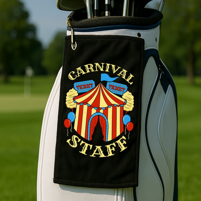 Carnival Staff Circus Event Security Ringmaster Lover Gift Golf Towel