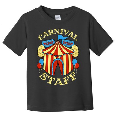 Carnival Staff Circus Event Security Ringmaster Lover Gift Toddler T-Shirt