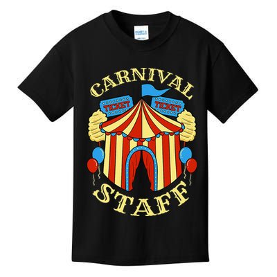 Carnival Staff Circus Event Security Ringmaster Lover Gift Kids T-Shirt