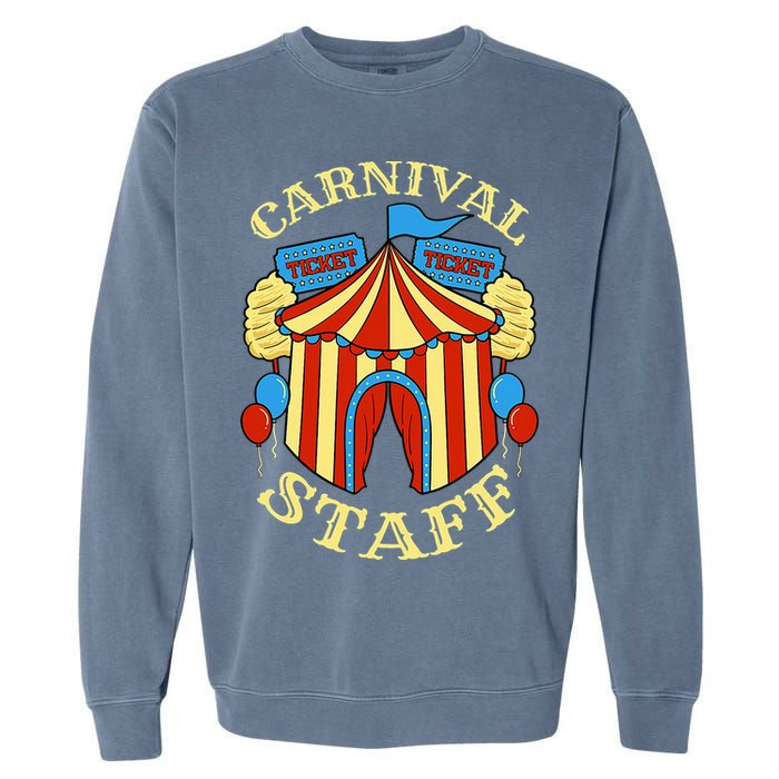 Carnival Staff Circus Event Security Ringmaster Lover Gift Garment-Dyed Sweatshirt