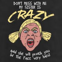 Crazy Sister 7 Panel Mesh Trucker Snapback Hat