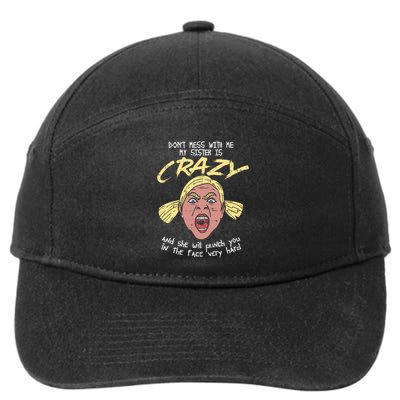 Crazy Sister 7-Panel Snapback Hat