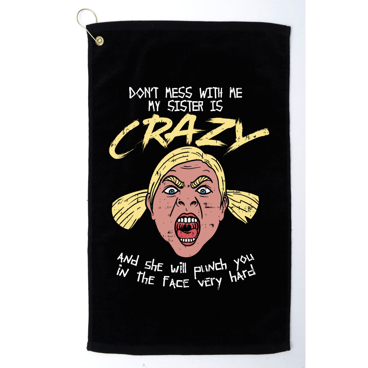 Crazy Sister Golf Towel