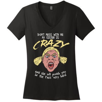 Crazy Sister Women's V-Neck T-Shirt