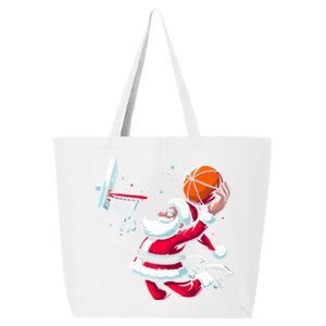 Christmas Santa Claus Dunking A Basketball Great Gift 25L Jumbo Tote