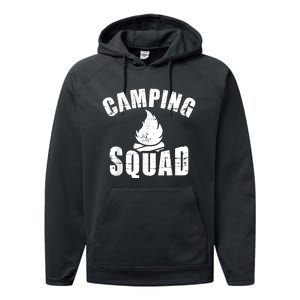 Camping Squad Performance Fleece Hoodie