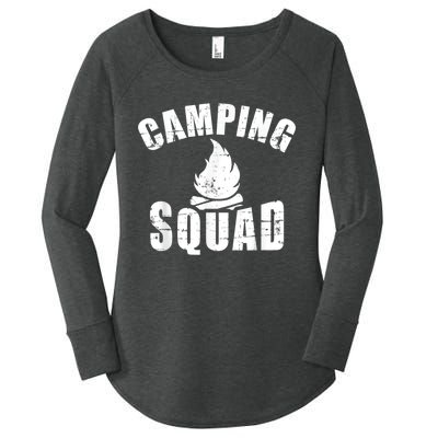 Camping Squad Women's Perfect Tri Tunic Long Sleeve Shirt