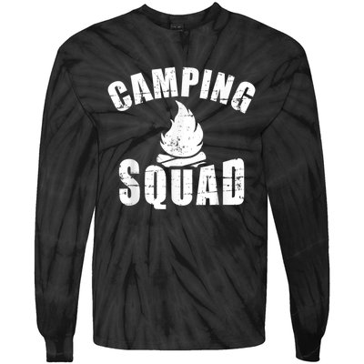 Camping Squad Tie-Dye Long Sleeve Shirt