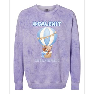 California Secession Calexit Bear Republic Colorblast Crewneck Sweatshirt