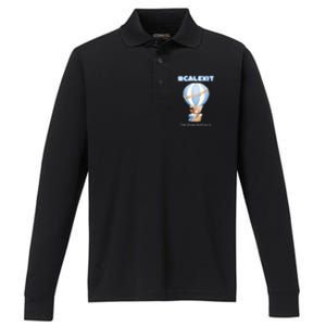 California Secession Calexit Bear Republic Performance Long Sleeve Polo