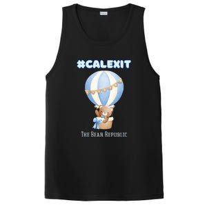 California Secession Calexit Bear Republic PosiCharge Competitor Tank