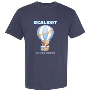 California Secession Calexit Bear Republic Garment-Dyed Heavyweight T-Shirt