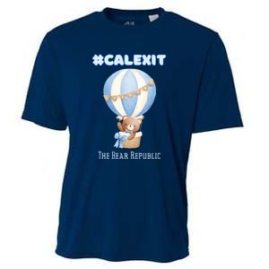 California Secession Calexit Bear Republic Cooling Performance Crew T-Shirt