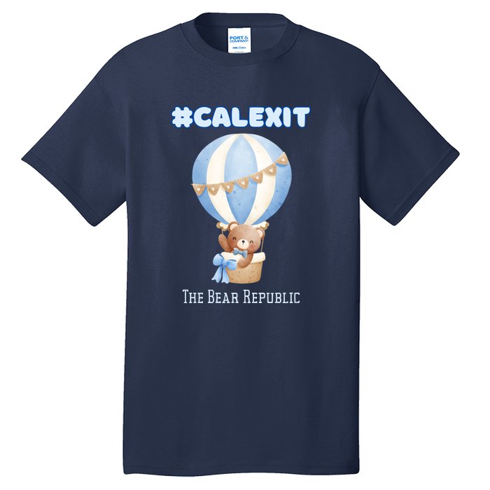 California Secession Calexit Bear Republic Tall T-Shirt