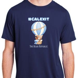 California Secession Calexit Bear Republic Adult ChromaSoft Performance T-Shirt