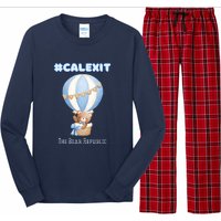 California Secession Calexit Bear Republic Long Sleeve Pajama Set