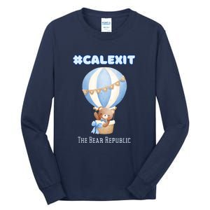 California Secession Calexit Bear Republic Tall Long Sleeve T-Shirt