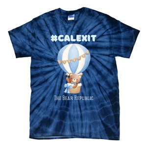 California Secession Calexit Bear Republic Tie-Dye T-Shirt