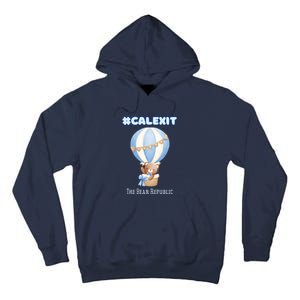 California Secession Calexit Bear Republic Tall Hoodie