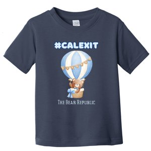 California Secession Calexit Bear Republic Toddler T-Shirt